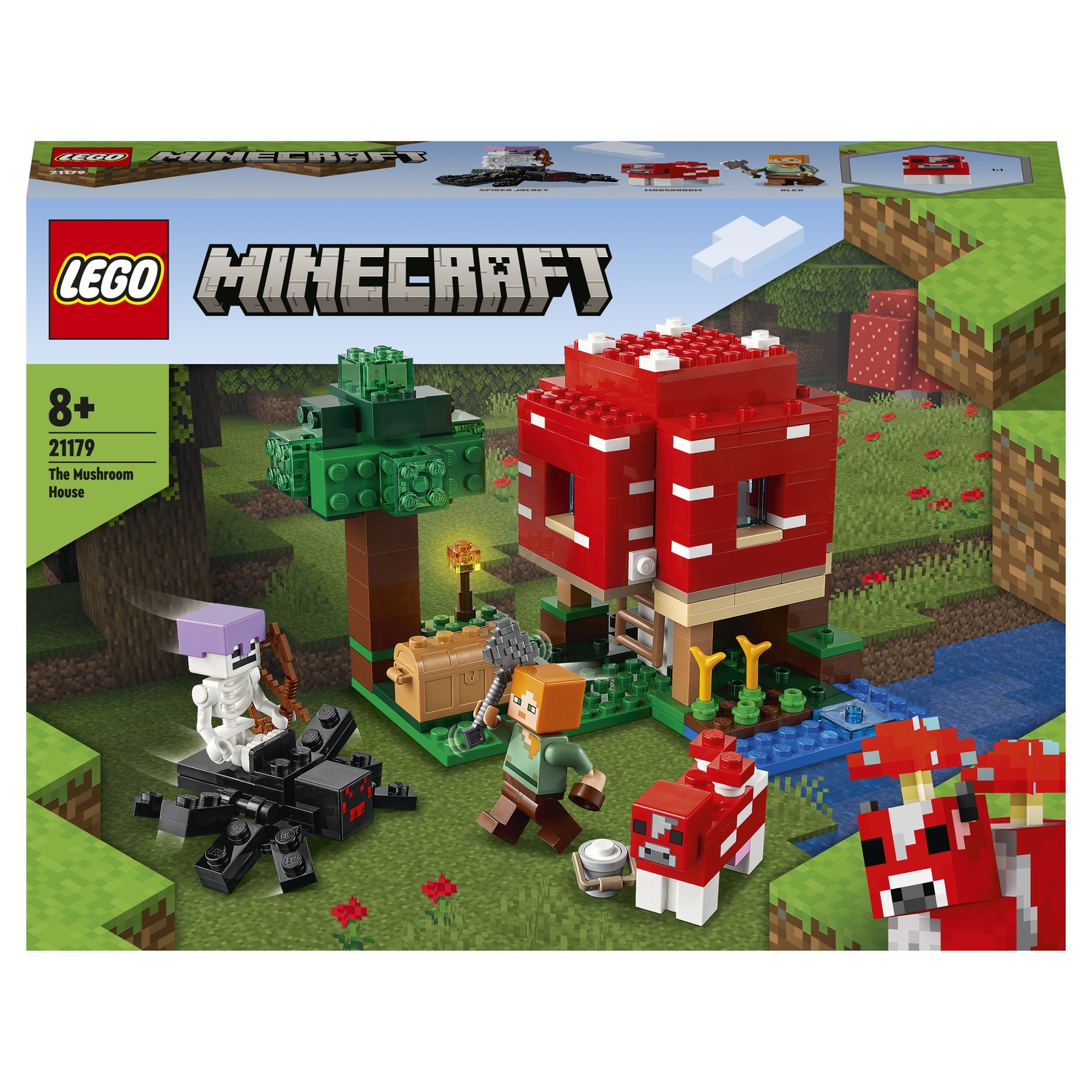 Конструктор LEGO Minecraft 21179 Грибной дом