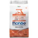 Корм для щенков MONGE Dog Monoprotein всех пород лосось с рисом сухой 2.5кг