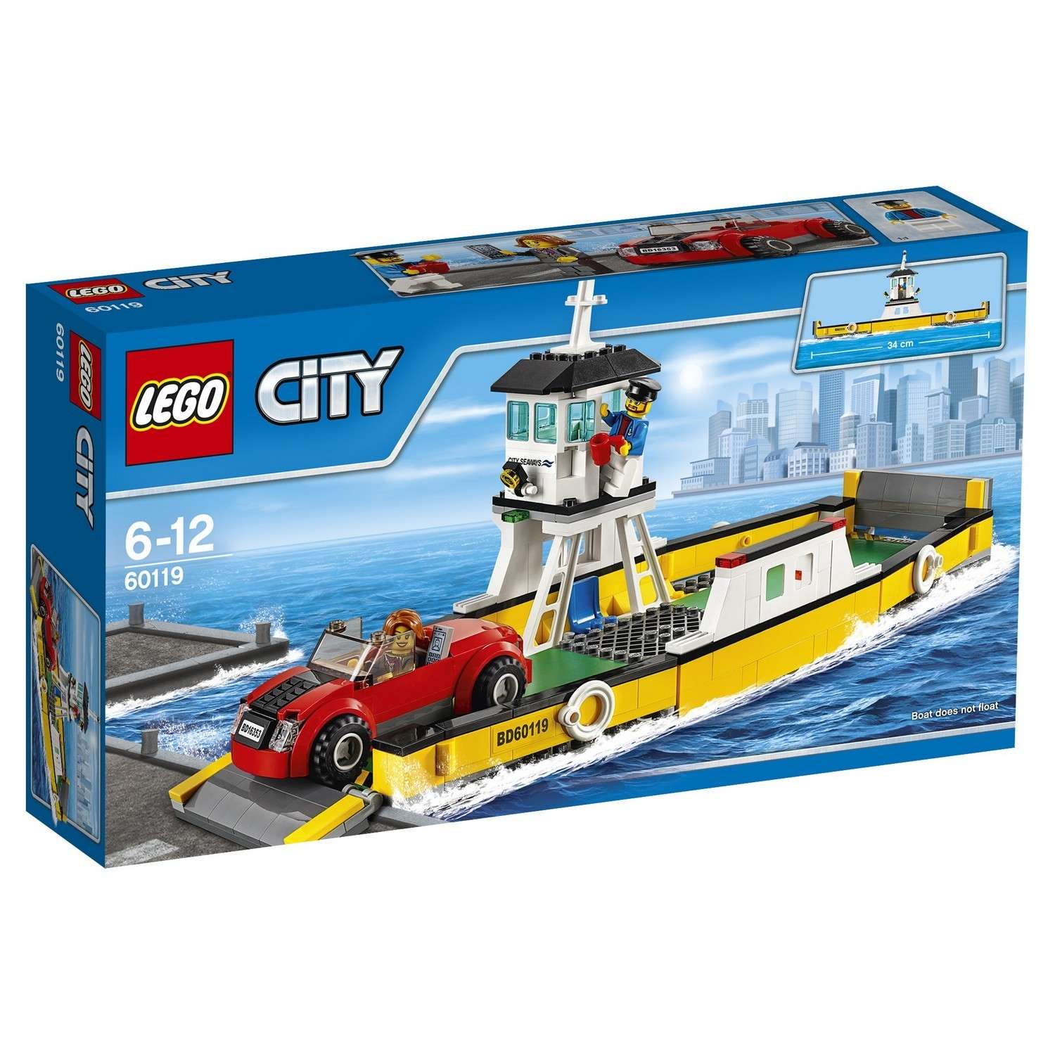 Конструктор LEGO City Great Vehicles Паром (60119) - фото 2