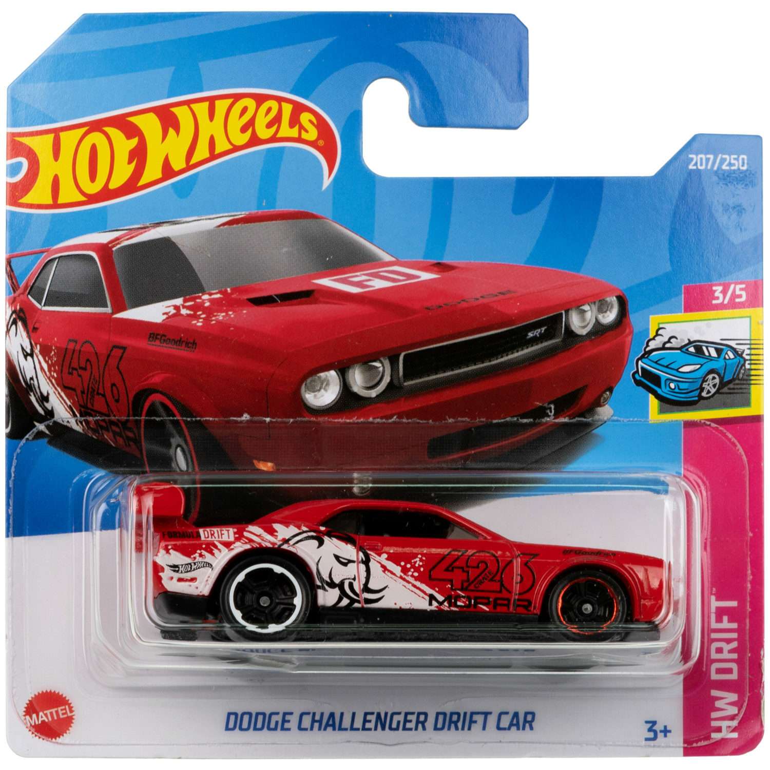 Коллекционная машинка Hot Wheels Dodge challenger drift car 5785-123 - фото 6