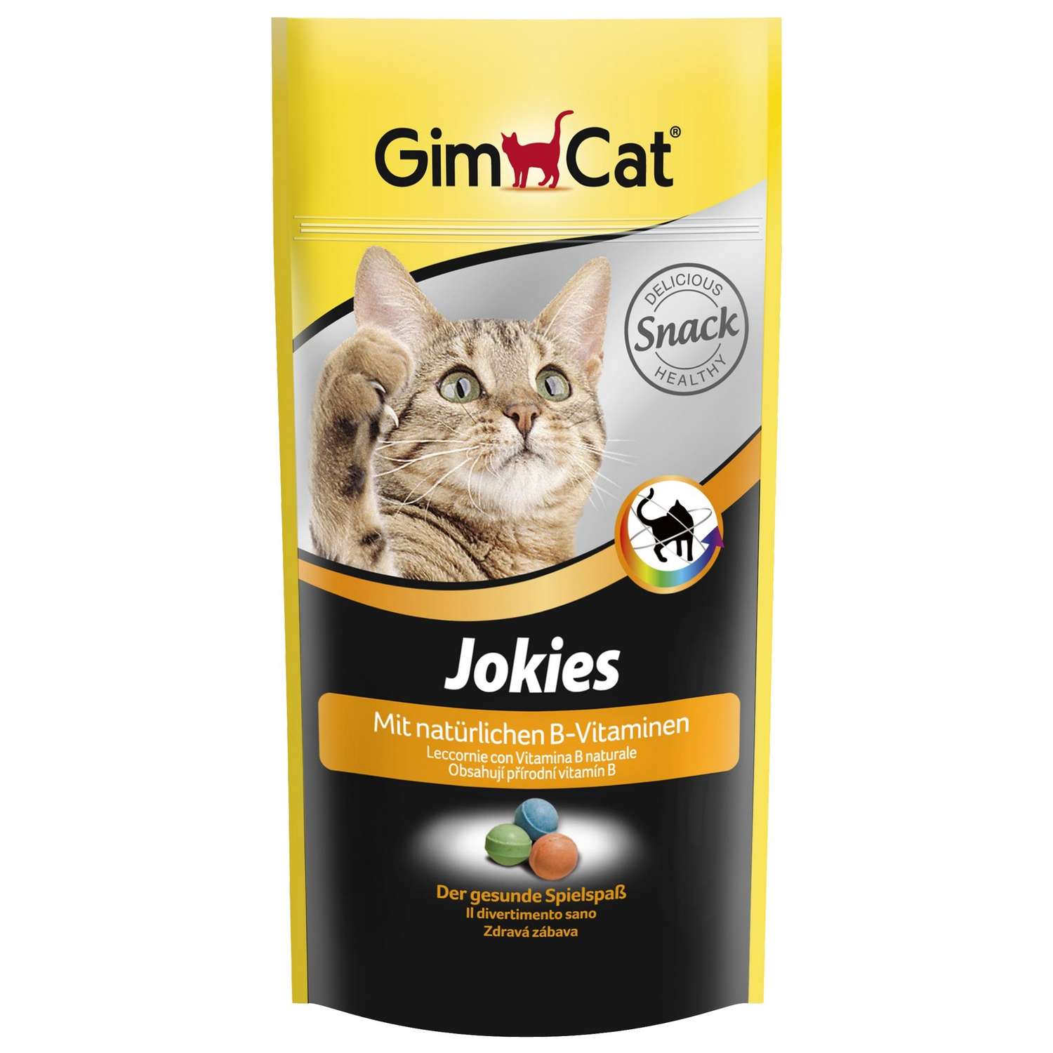 Лакомство для кошек Gimcat Jokies витаминизированное 40г - фото 1