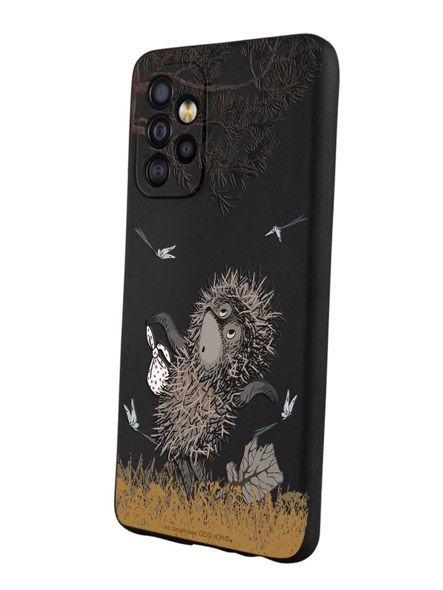 Силиконовый чехол Mcover для смартфона Samsung Galaxy A53 Союзмультфильм Ежик в тумане и поход - фото 1
