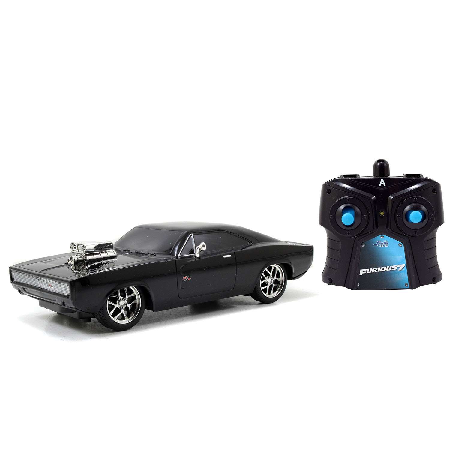 Машина Jada Fast and Furious РУ 1:24 Dodge Charger 1970 Черная 97044 - фото 1