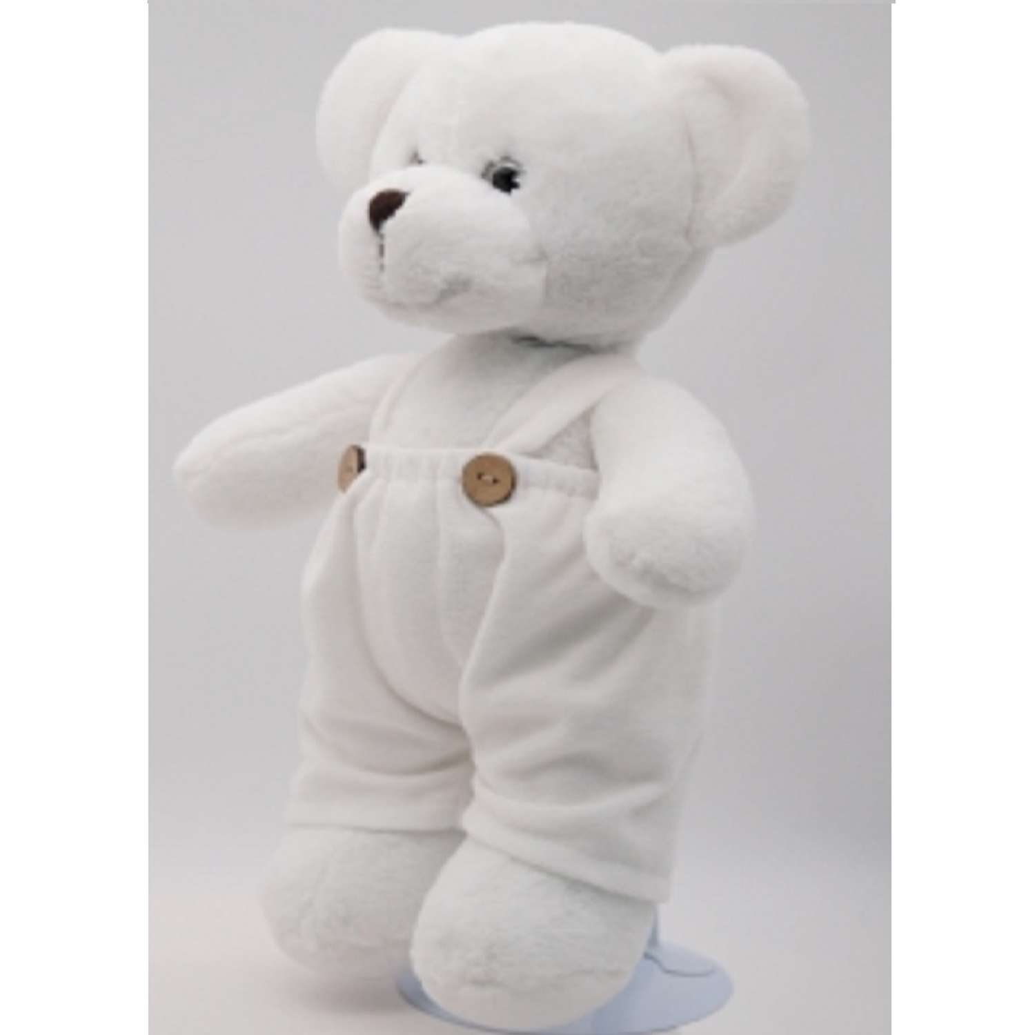 Мягкая игрушка UNAKY Медведь Сильва в комбинезоне 33 см - фото 4