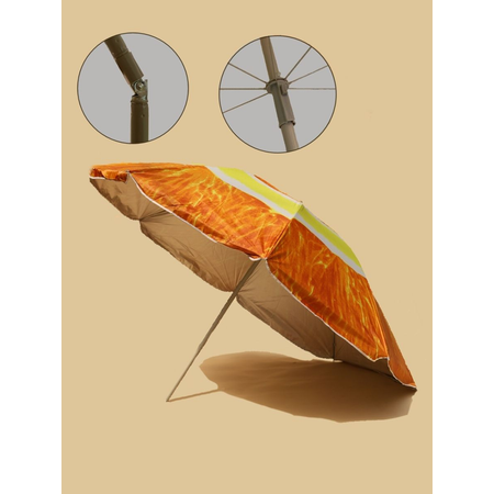 Зонт пляжный China Dans 170 см с наклоном