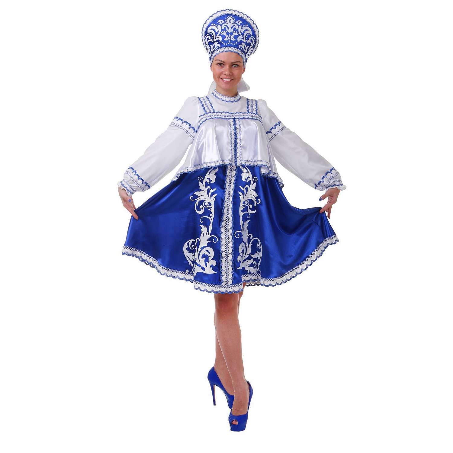 Карнавальный костюм Страна карнавалия с отлетной кокеткой размер 42 2021227 - фото 1