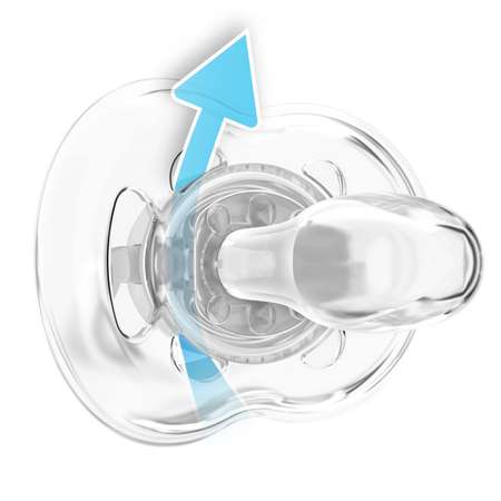 Пустышка Philips Avent Freeflow 0-6месяцев Голубая