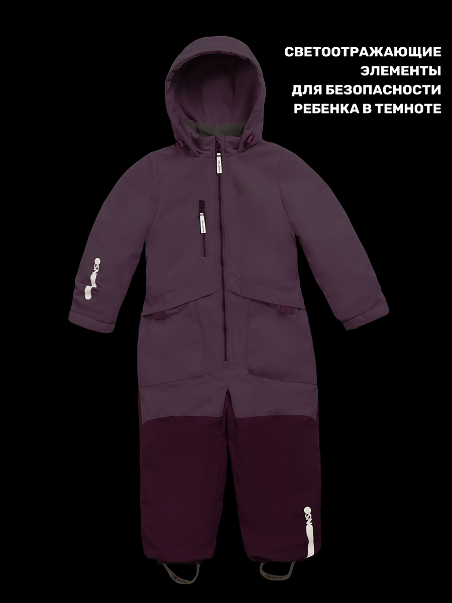 Комбинезон NIKASTYLE 8м2125 орхидея/брусника - фото 10