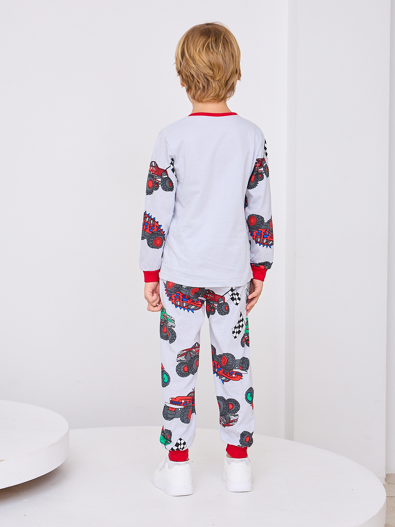 Лонгслив и штанишки Mil Art kids 1902201529SUIT-SLEEP-BOY-GRAY - фото 5