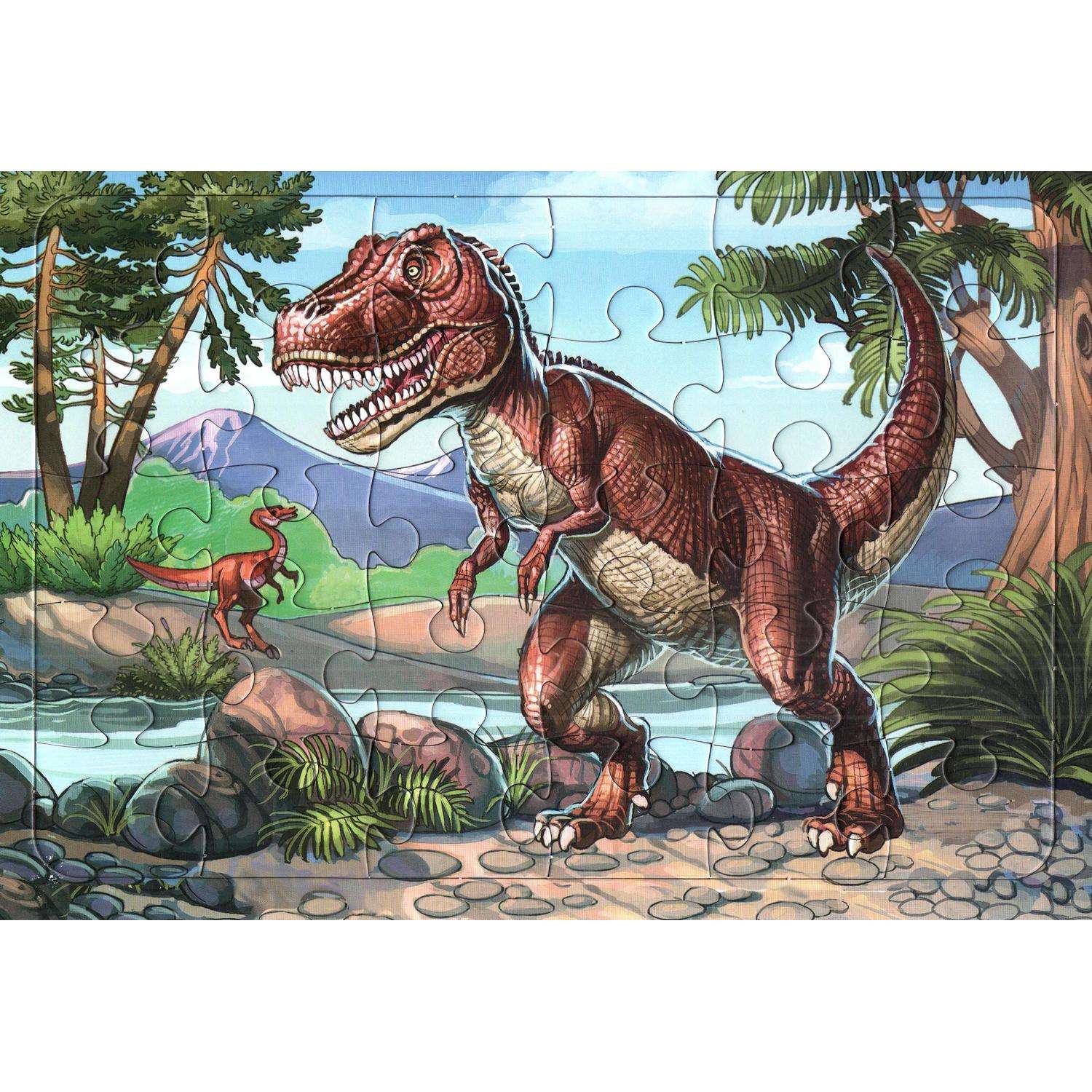 Комплект пазлов Лада Динозавры 4 шт - фото 5