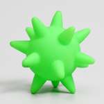 Игрушка для собак Пижон пищащая «Вирус» 10 см. зелёная