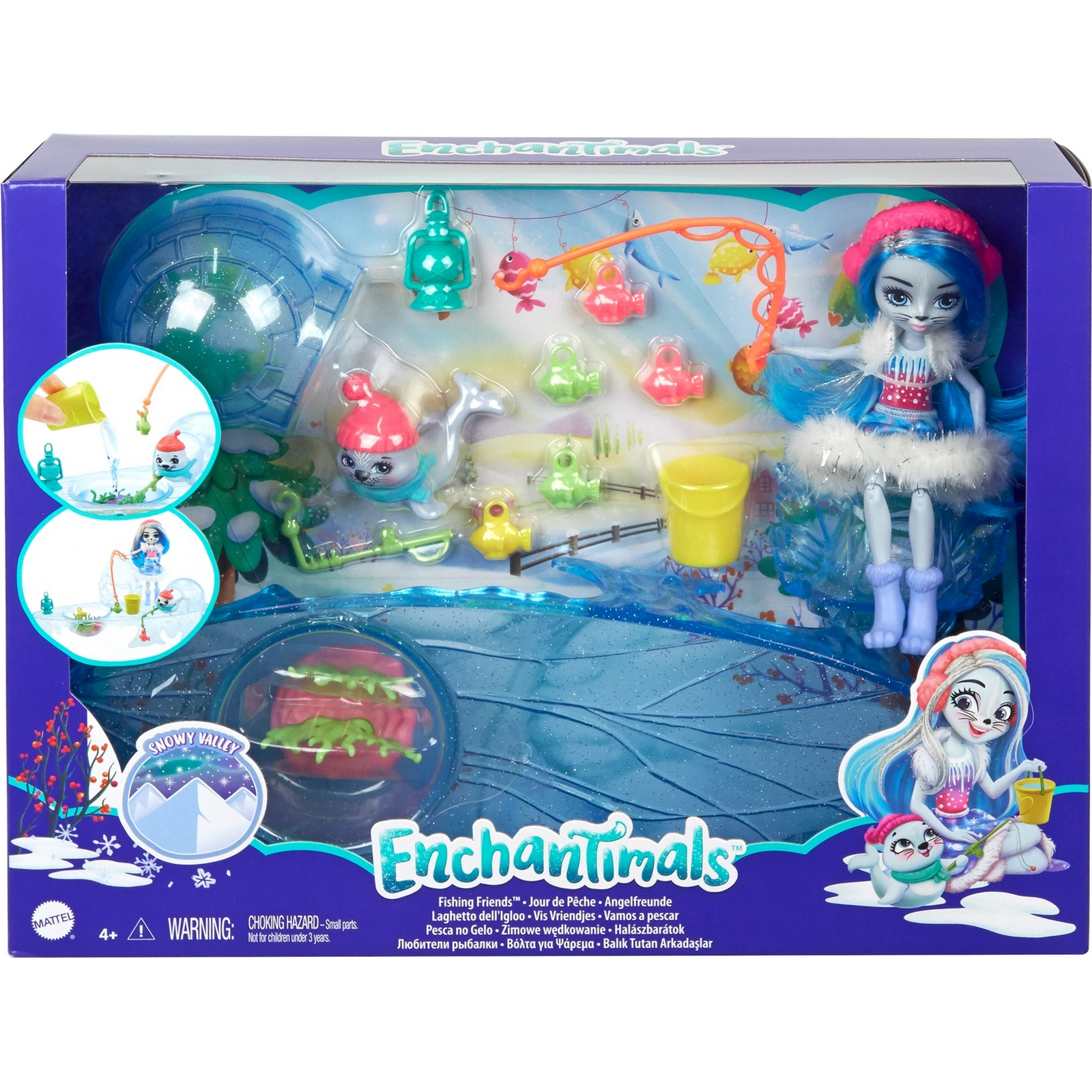 Набор игровой Enchantimals Снежная долина Рыбалка на льду GJX48 GJX48 - фото 2