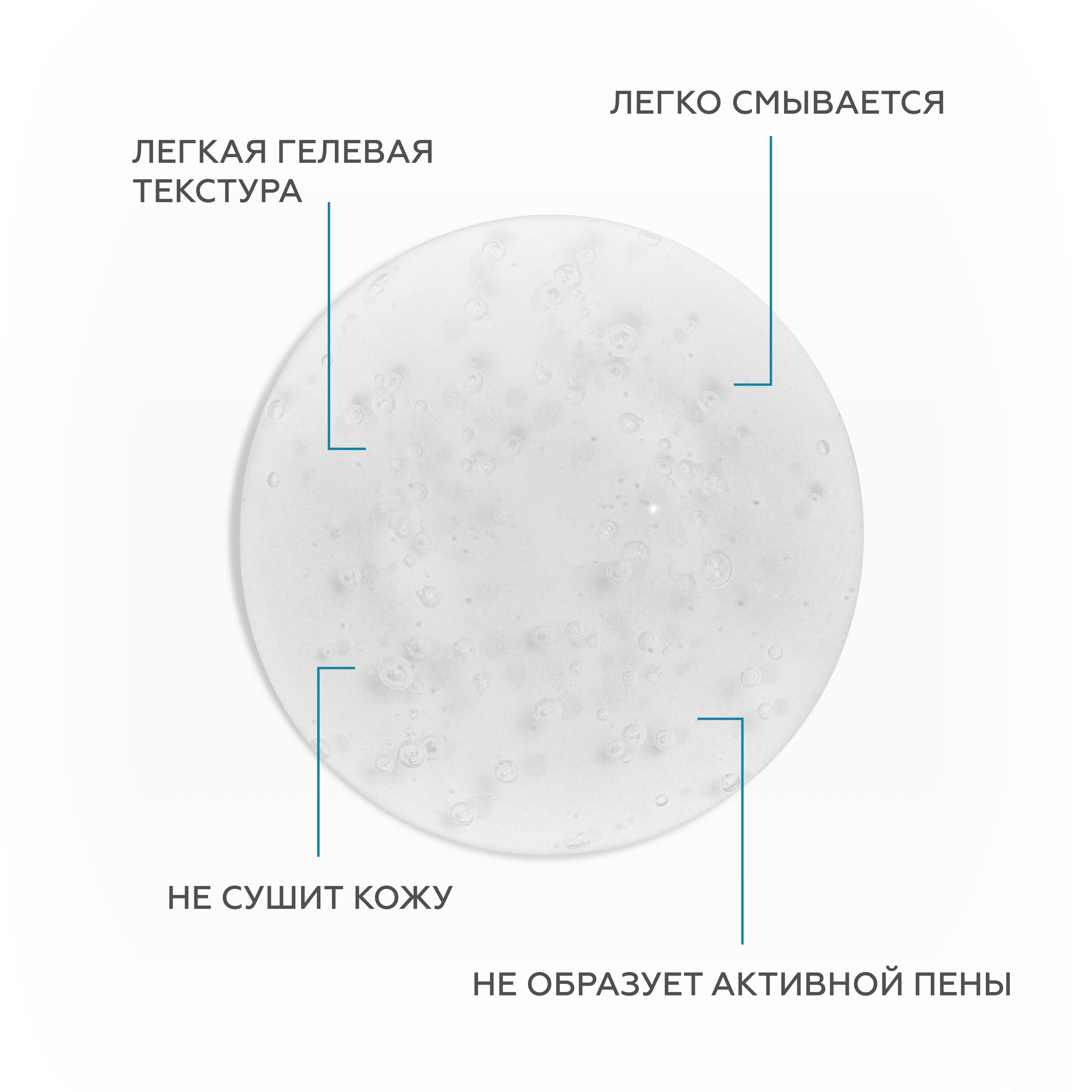 Очищающий гель для умывания GELTEK с алоэ вера 100 мл - фото 5