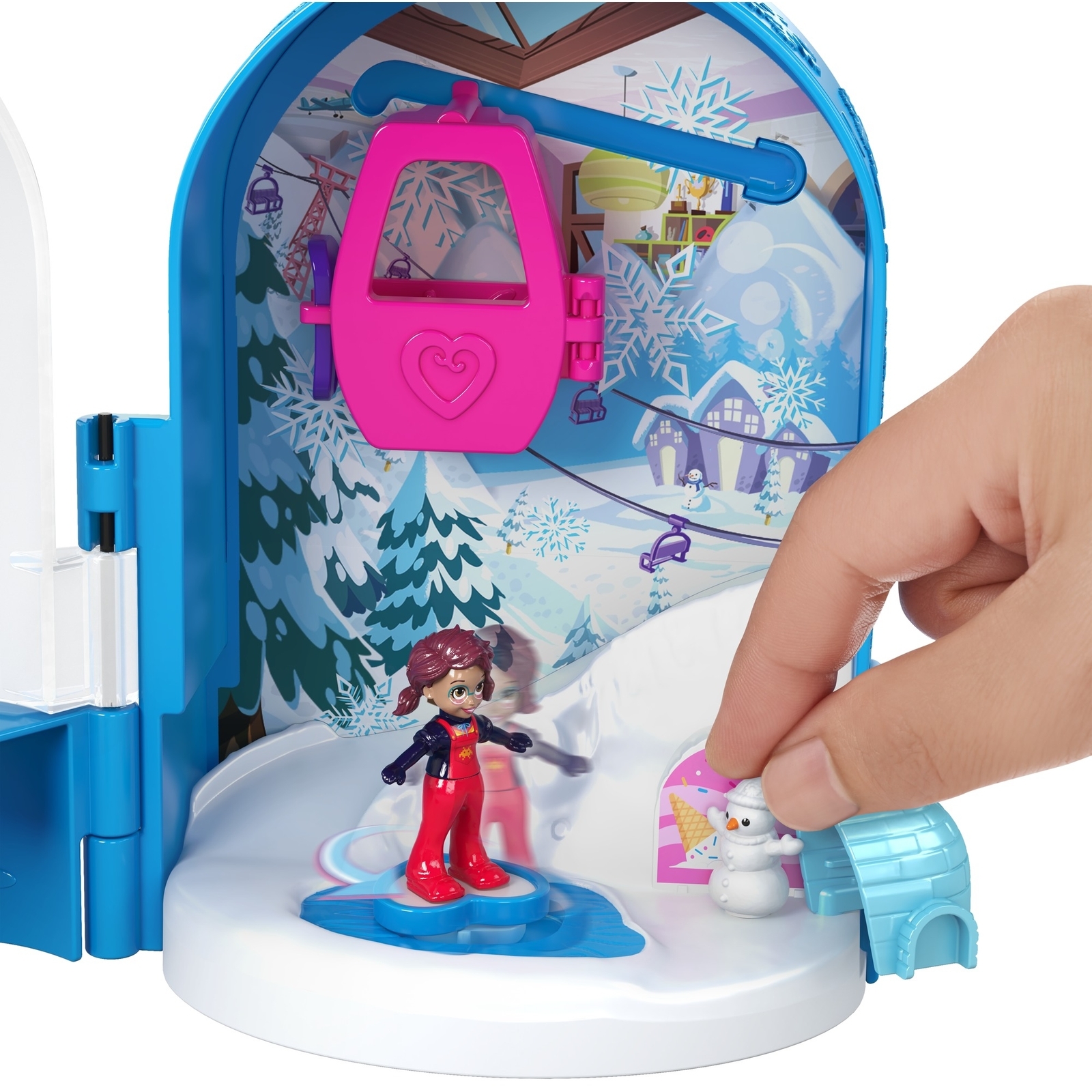 Набор игровой POLLY POCKET Снежный сюрприз компактный FRY37 FRY35 - фото 10