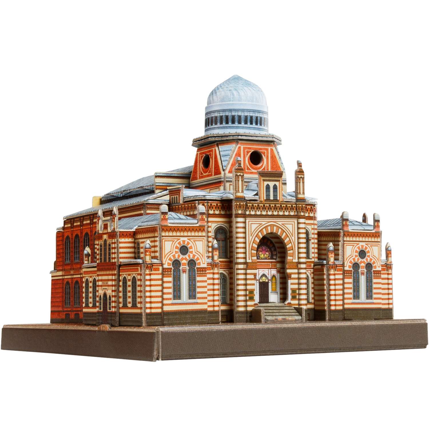 Сборная модель Умная бумага Города в миниатюре Большая хоральная синагога 649 - фото 2