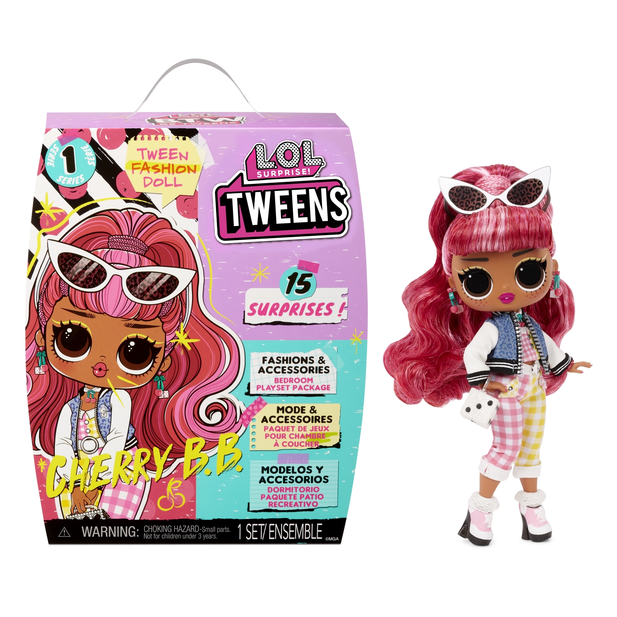 Кукла L.O.L. Surprise! Tweens Doll Cherry B.B. 576709EUC купить по цене  1399 ₽ в интернет-магазине Детский мир