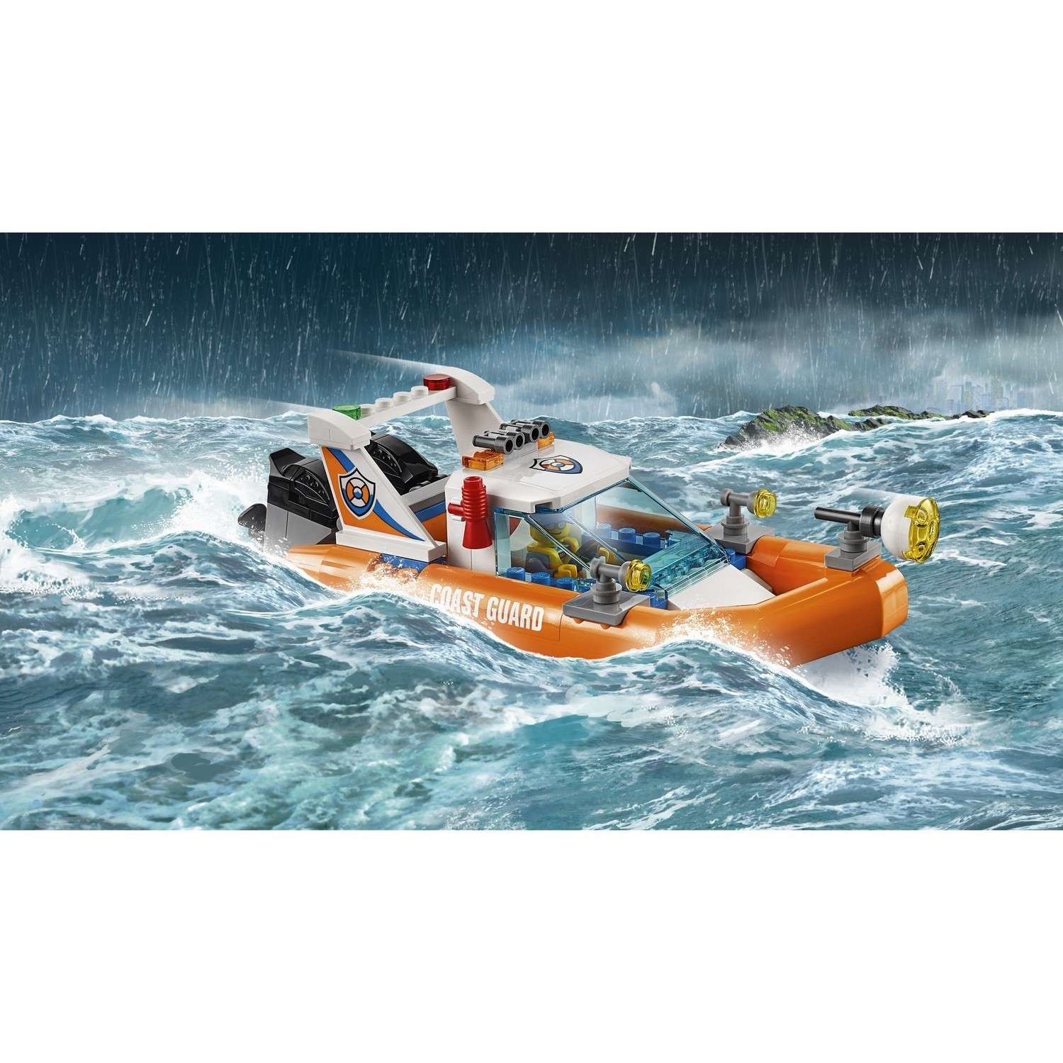 Конструктор LEGO City Coast Guard Операция по спасению парусной лодки (60168) - фото 8