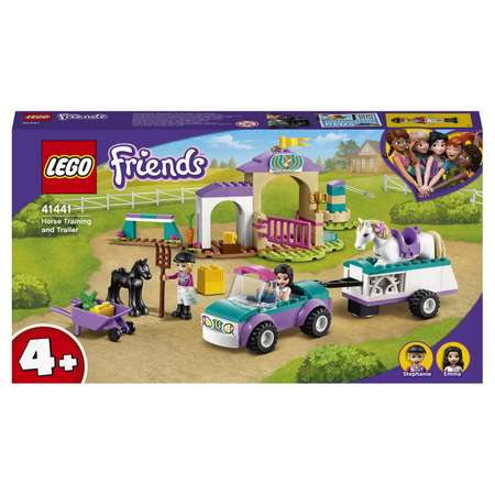 Конструктор LEGO Friends Тренировка лошади и прицеп для перевозки 41441