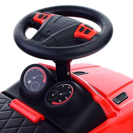 Каталка-толокар Полесье автомобиль SuperCar №6 со звуковым сигналом красная