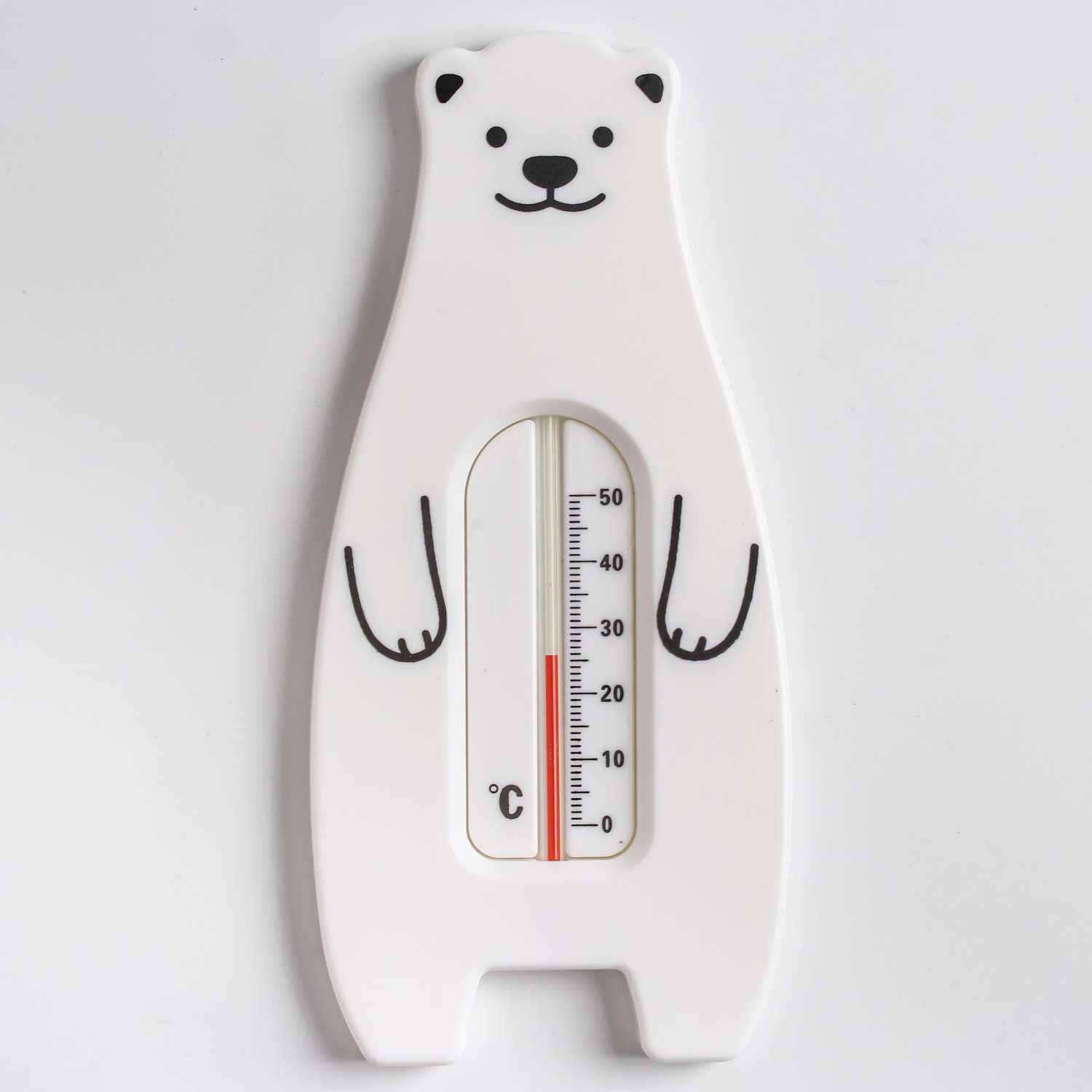 Термометр Крошка Я «Мишка» цвет белый - фото 1