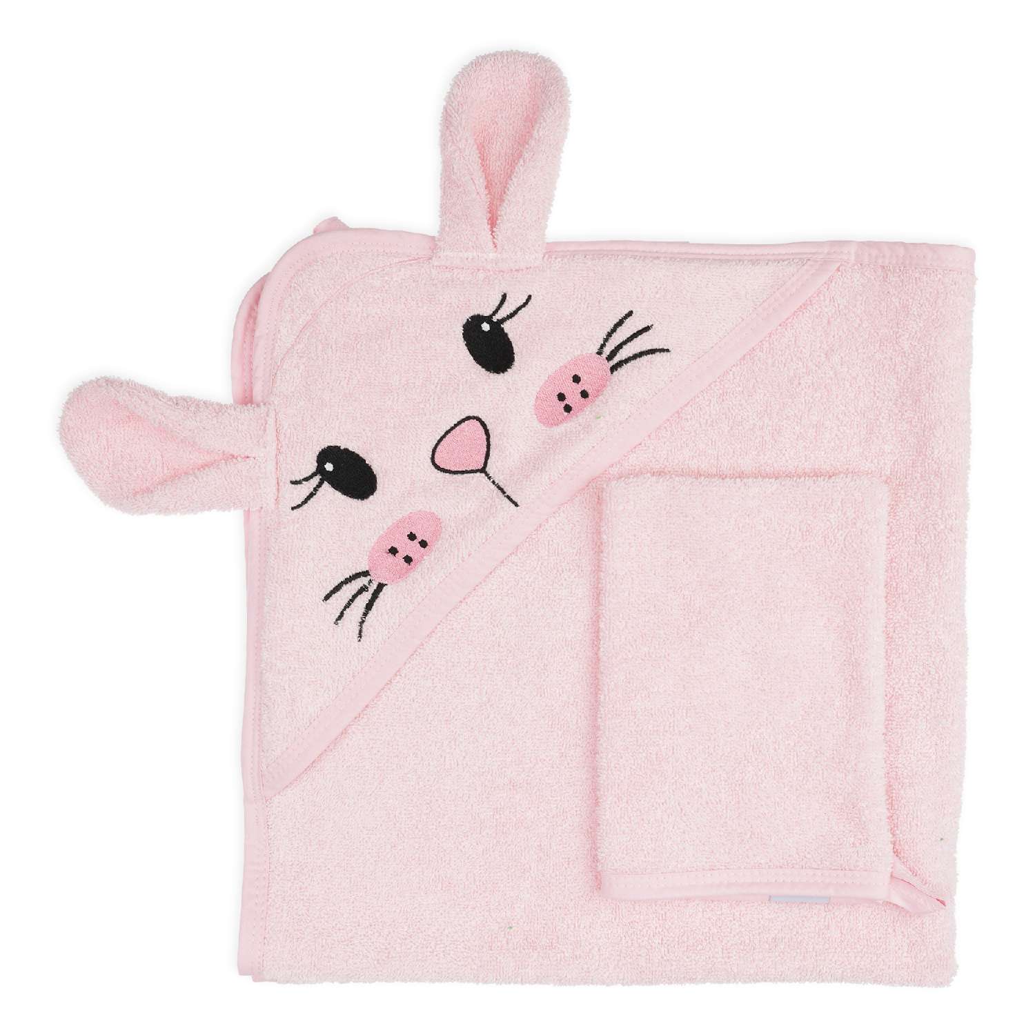 Полотенце PlayToday розовое - фото 1