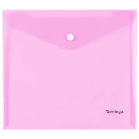 Папка-конверт на кнопке BERLINGO Starlight А5+ 180мкм ассорти набор 10 шт