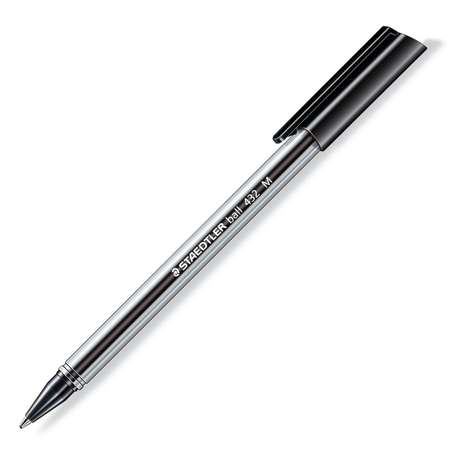 Ручка шариковая Staedtler Stick трехгранная Черная