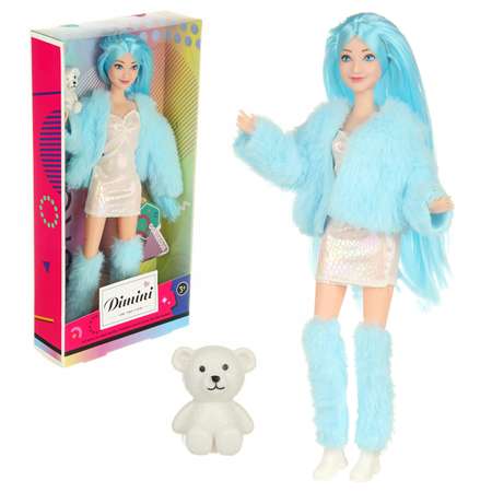 Кукла модель Барби Veld Co шарнирная модная с медвежонком