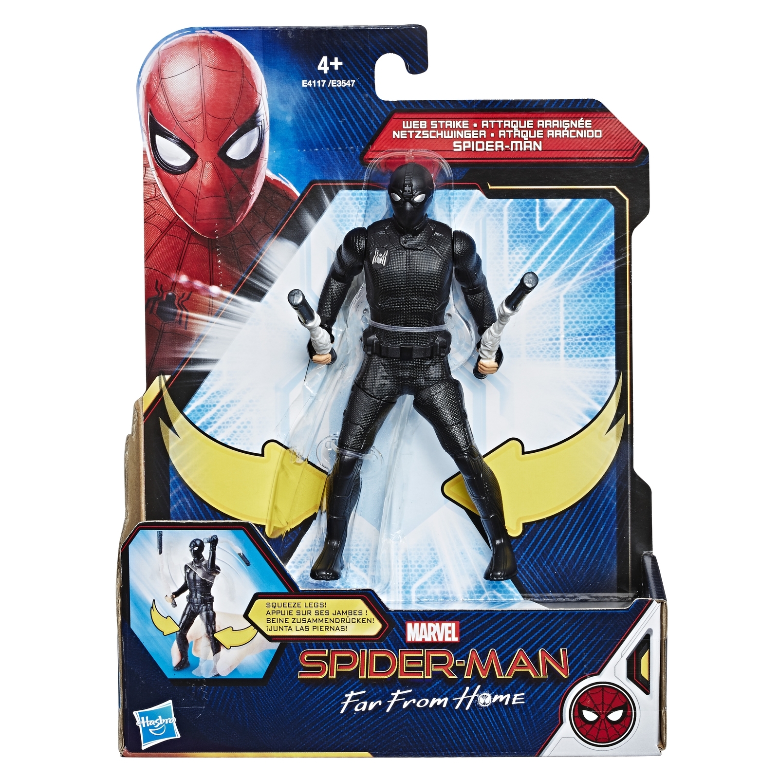 Фигурка Человек-Паук (Spider-man) (SM) Делюкс Страйк E4117EU4 купить по  цене 1 ₽ в интернет-магазине Детский мир