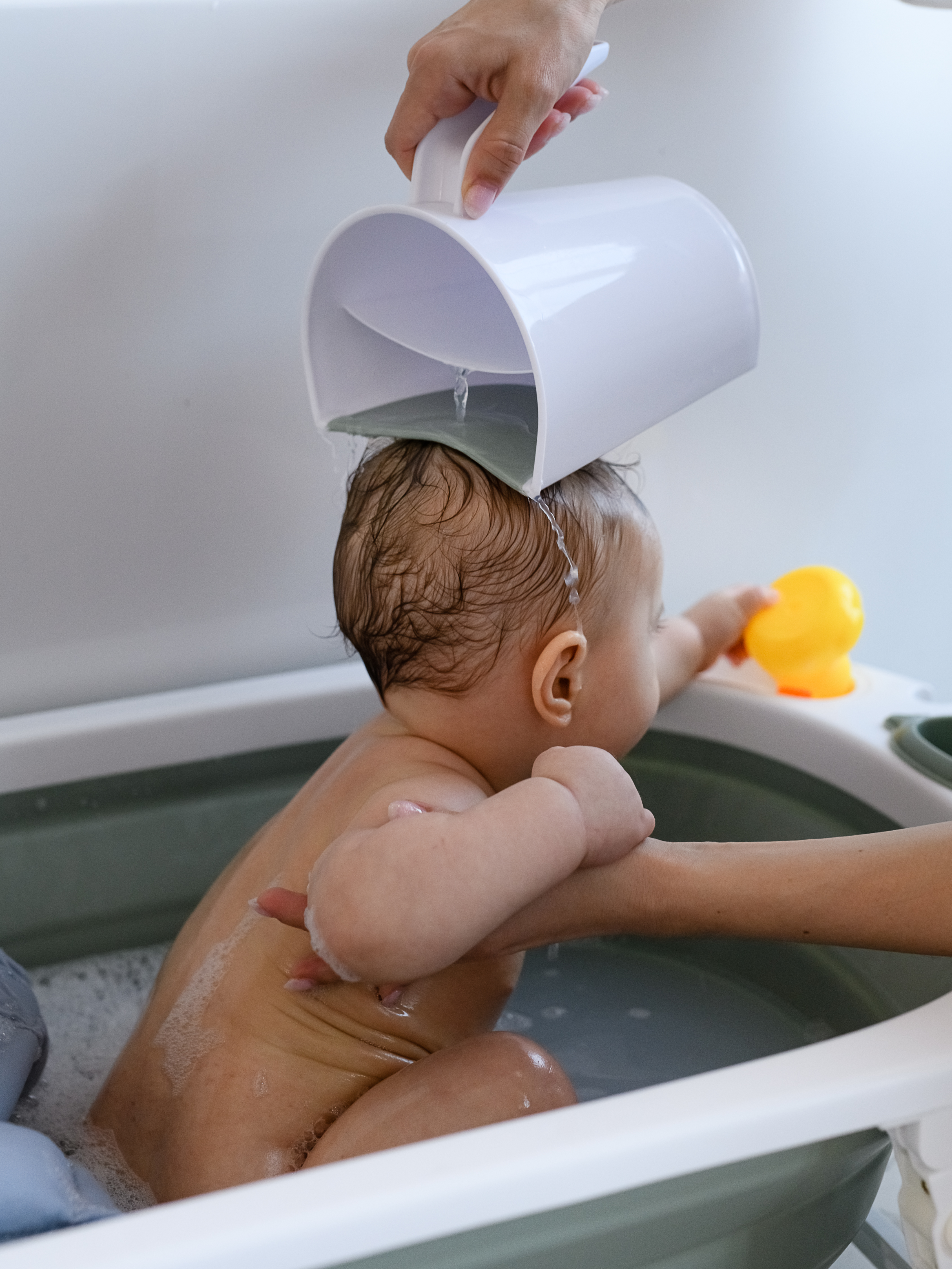 Ковш детский Miyoumi для купания и мытья головы - Sage - фото 8