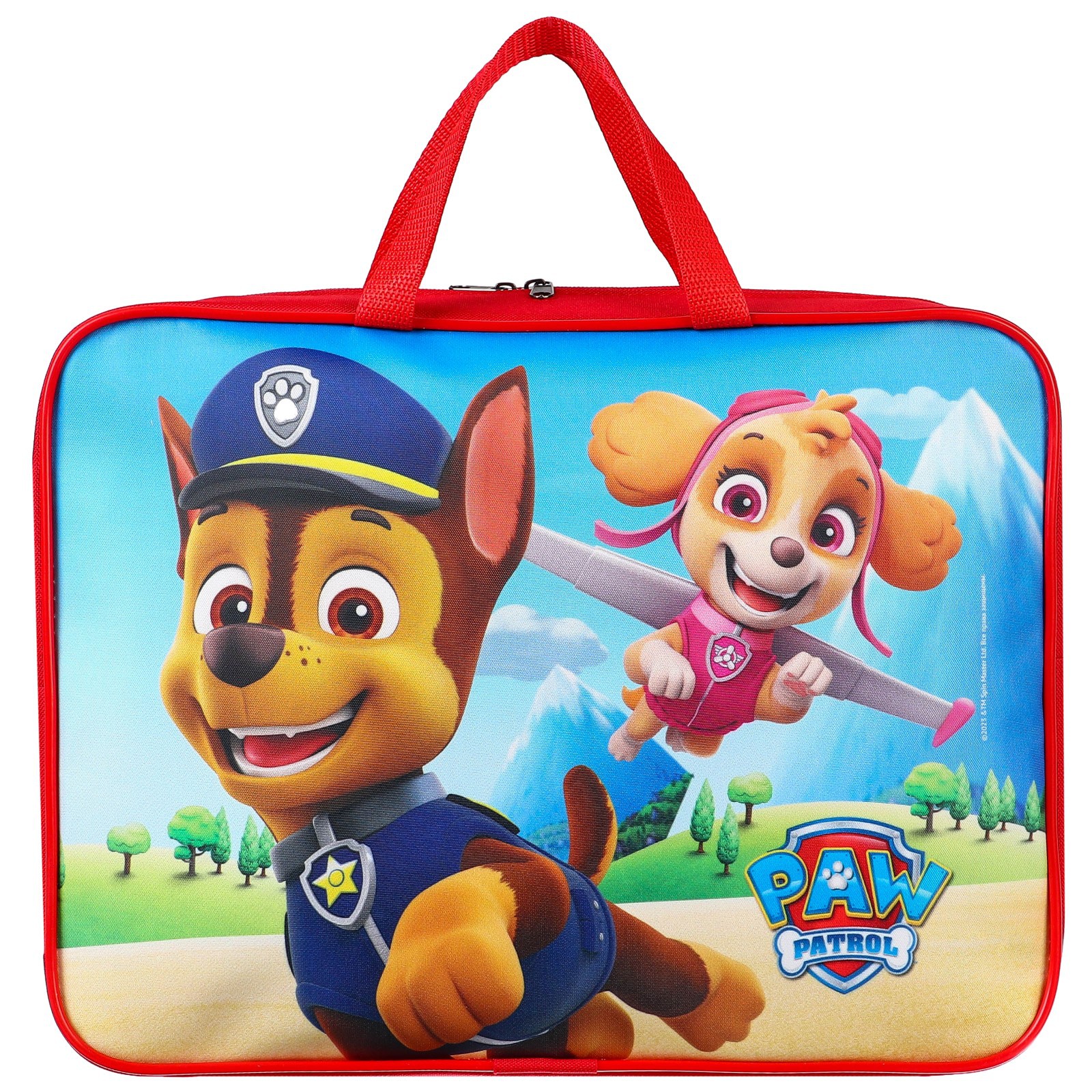 Папка Paw Patrol с ручками текстильная А4 350х270х100 мм - фото 2