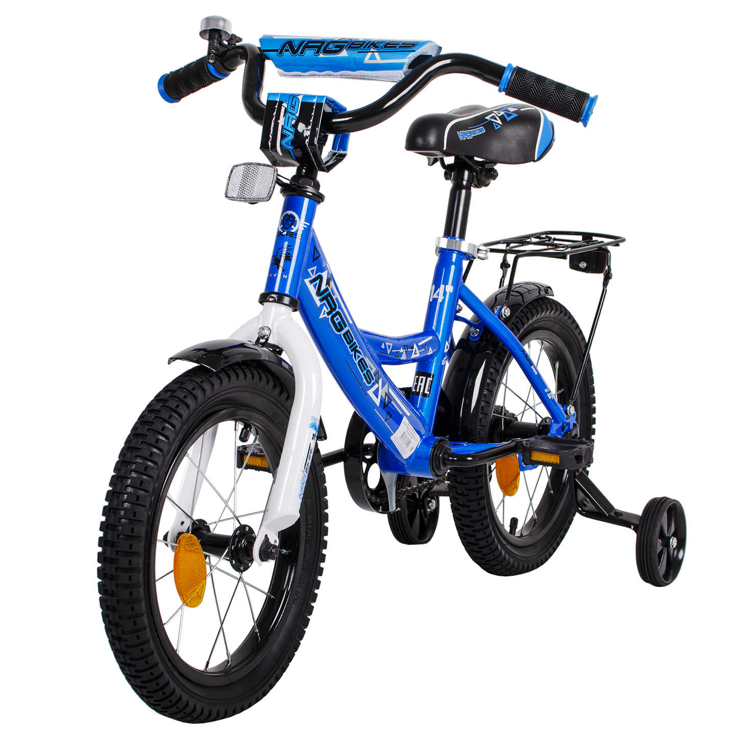 Велосипед NRG BIKES Ravon 14 blue-white - фото 14