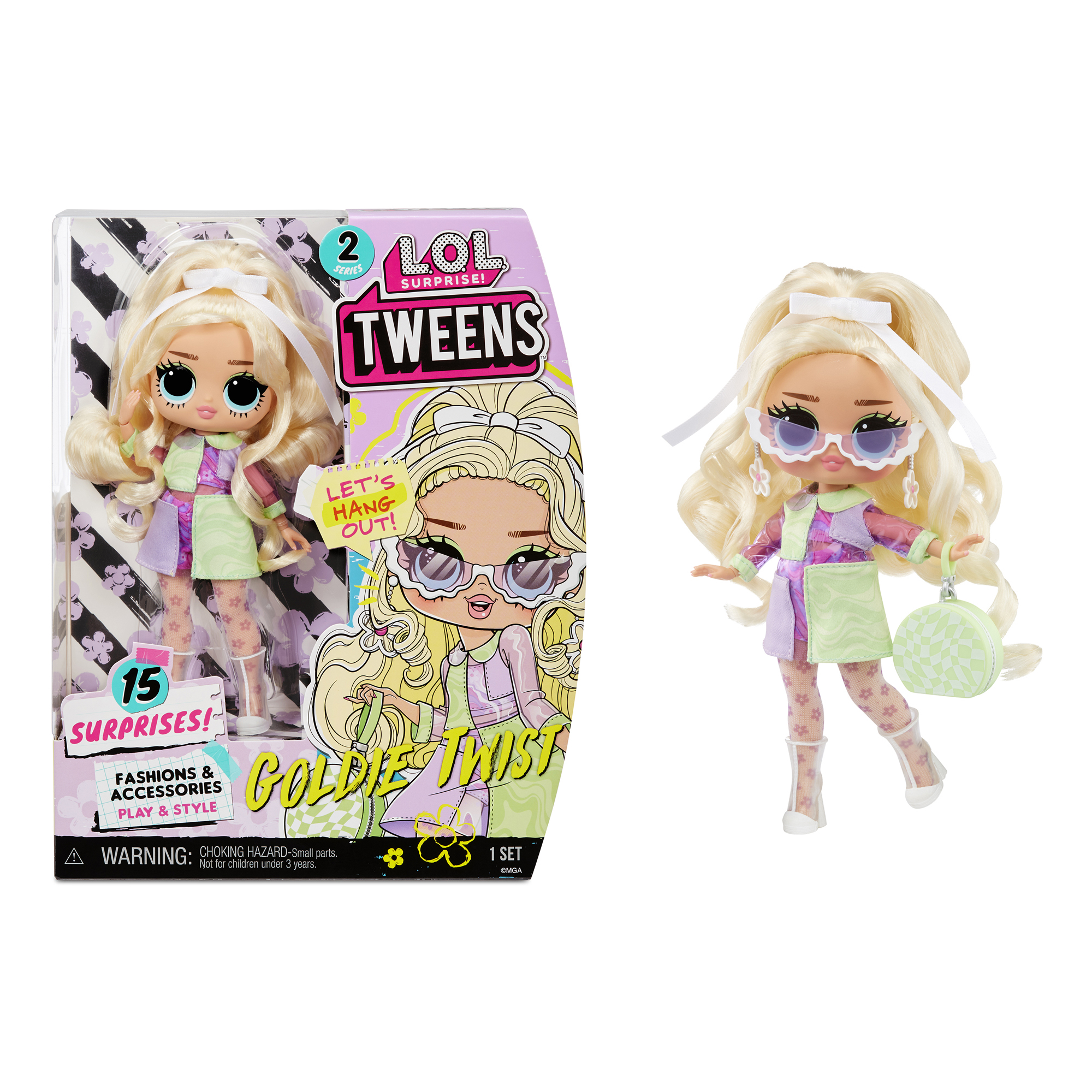 Кукла L.O.L. Surprise! Tweens Goldie Twist 579571EUC купить по цене 1399 ₽  в интернет-магазине Детский мир