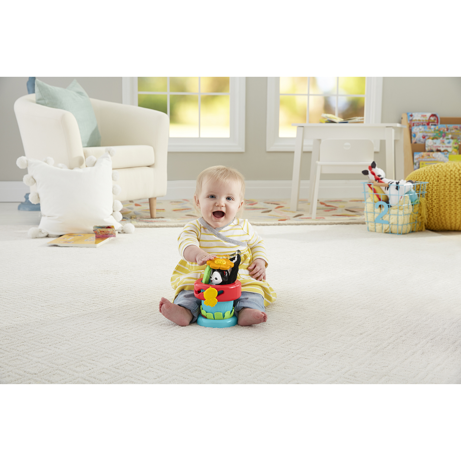 Игрушка развивающая Fisher Price Цветочный горшочек - фото 5