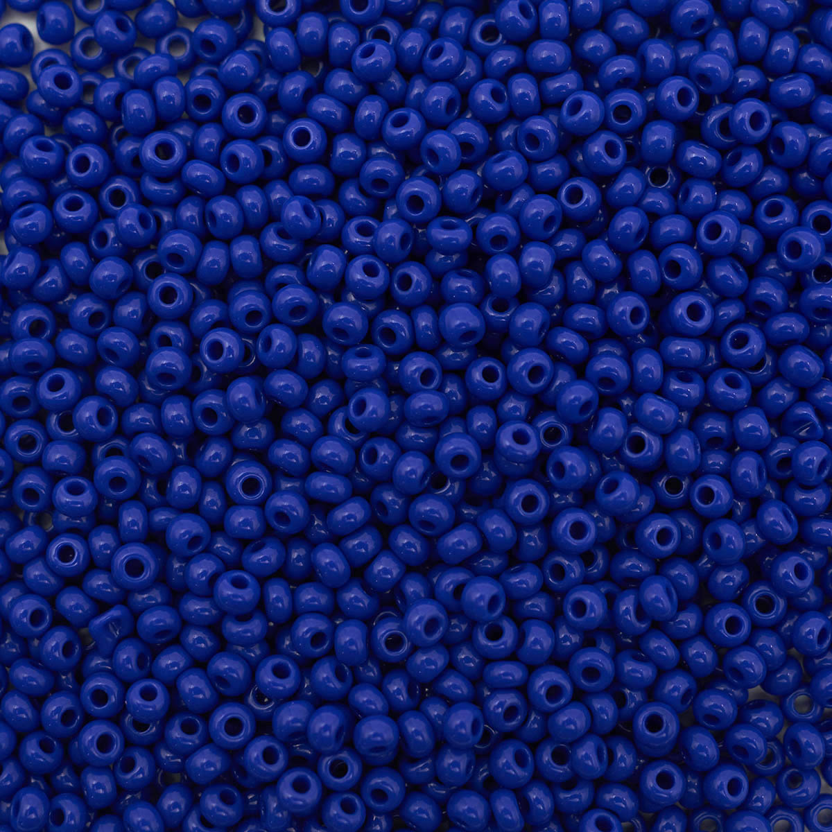 Бисер Preciosa чешский непрозрачный 10/0 50 г Прециоза 33060 синий - фото 1