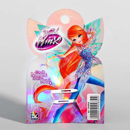 Набор зажимов WINX с цветком Феи 2 шт Winx