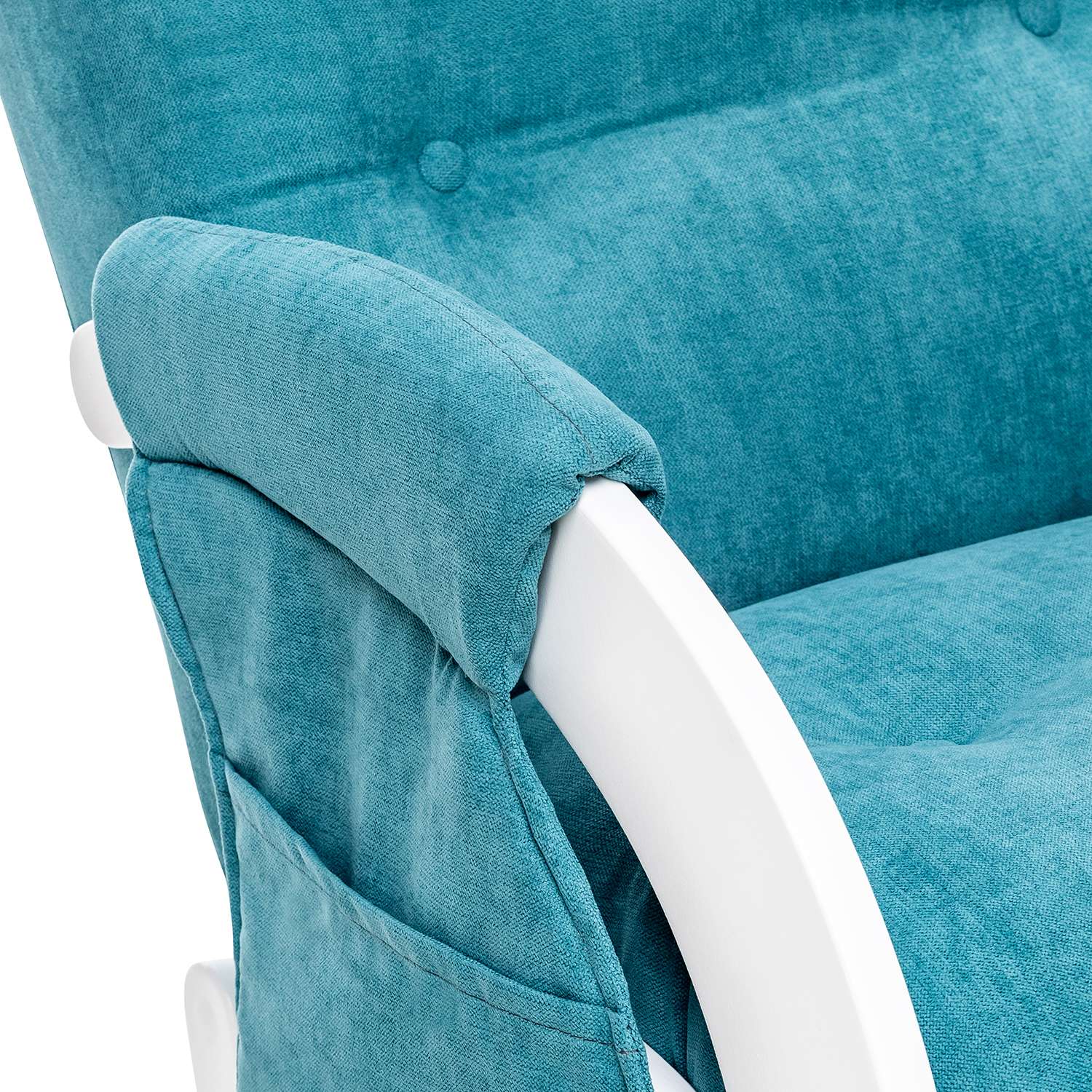 Кресло для кормления Milli Dream с карманами Молочный дуб ткань Soro 86 - фото 12