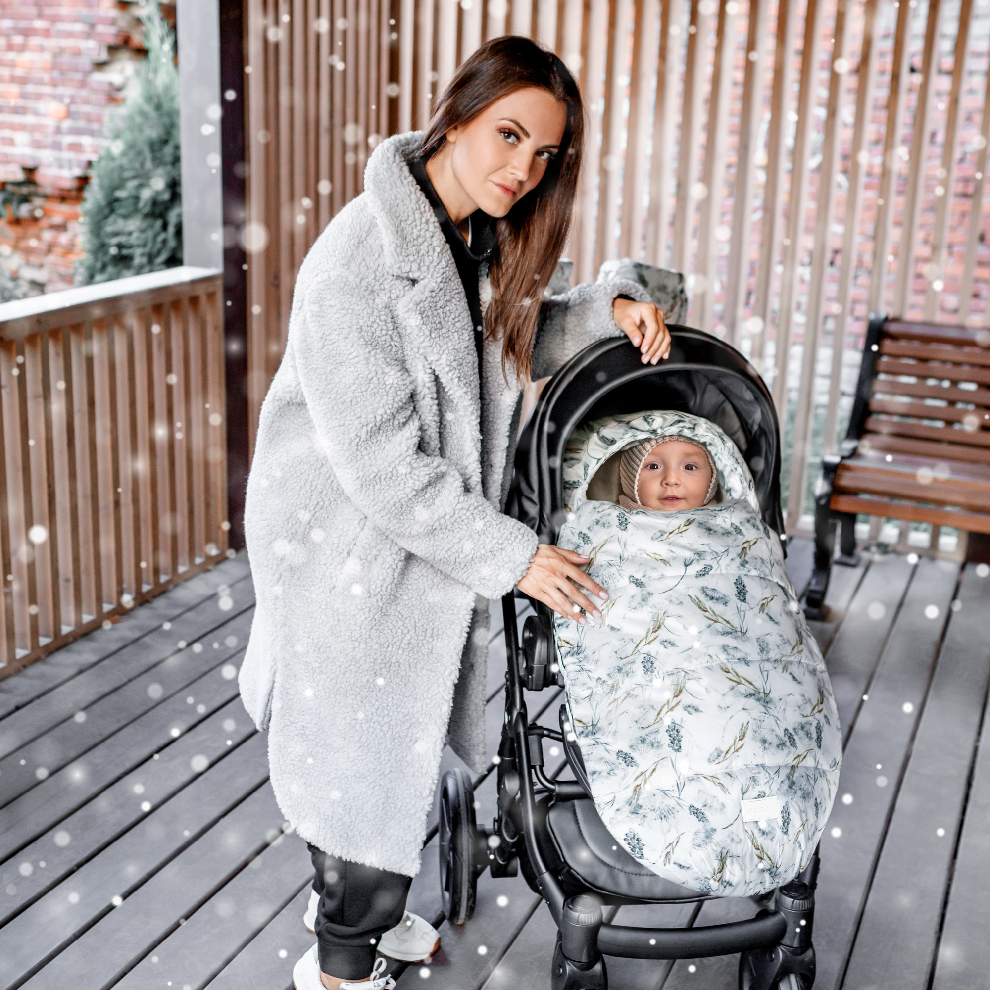 Конверт Amarobaby Snowy Baby Колос Белый AMARO-6101-KL - фото 4