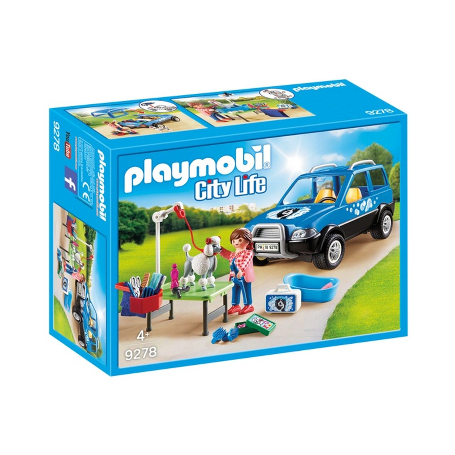 Конструктор Playmobil Мобильный грумер для животных - фото 1