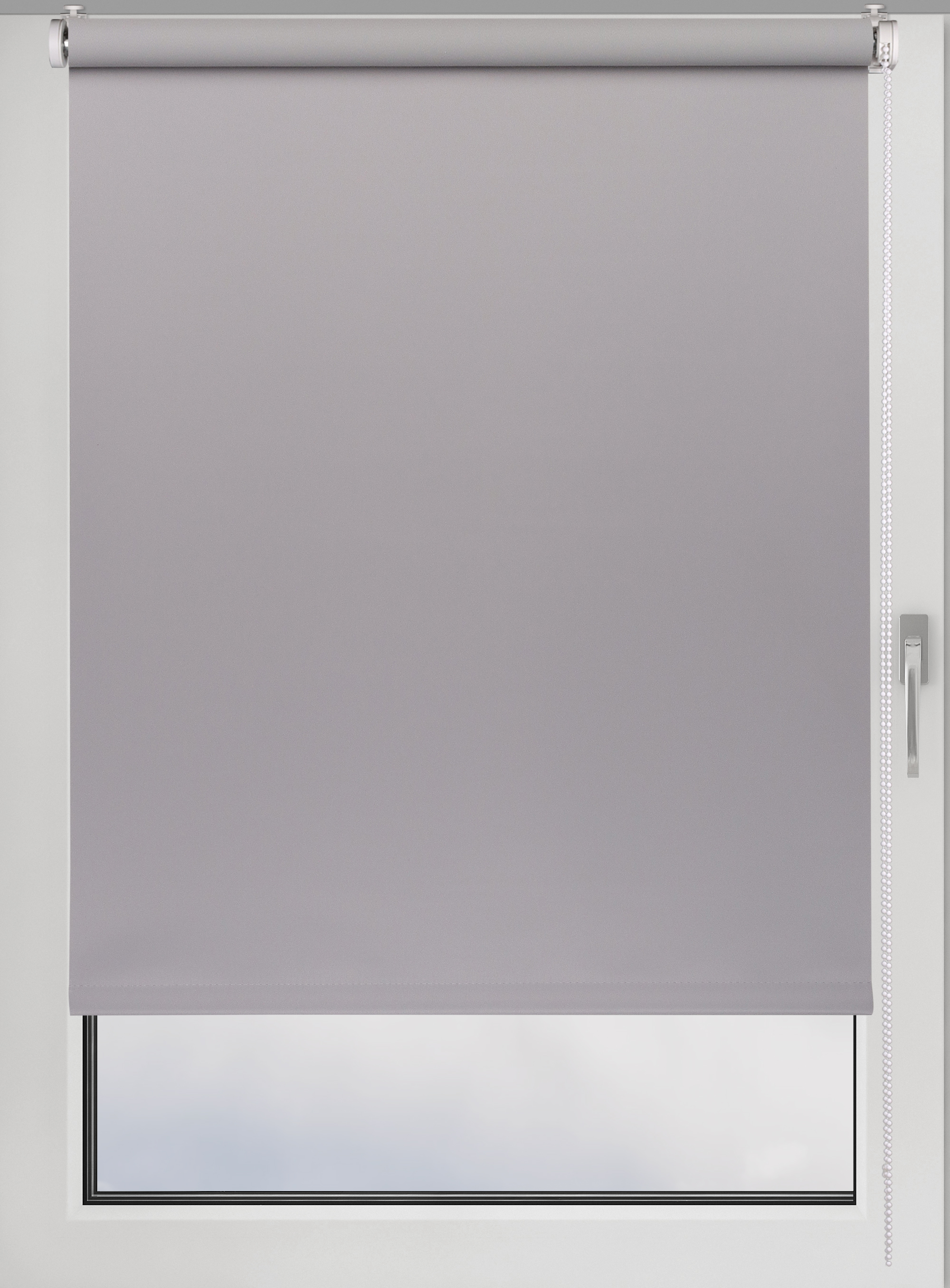 Рулонная штора 55х160см/серый PRAKTO Блэкаут Color - фото 1