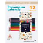 Карандаши цветные Bruno Visconti HappyColor 12 цветов