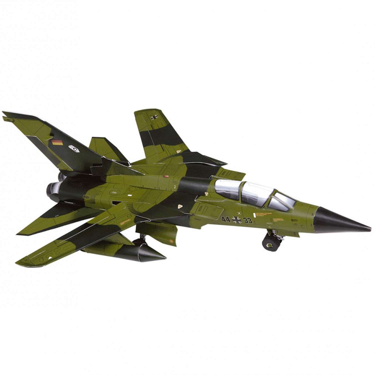 Сборная модель Умная бумага Авиация Истребитель Tornado зеленый 189-01 189-01 - фото 1