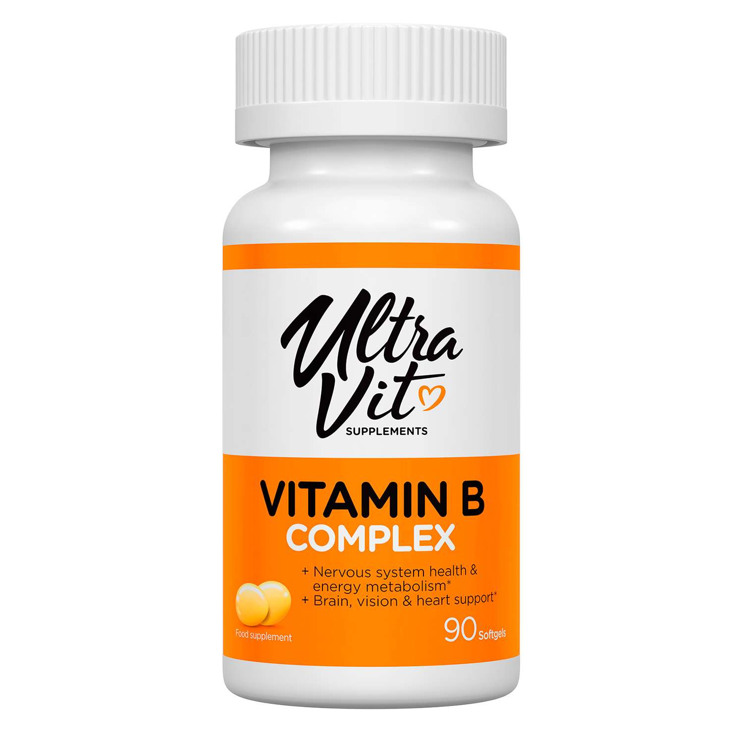 Комплекс ULTRAVIT Vitamin B complex 90капсул - фото 1