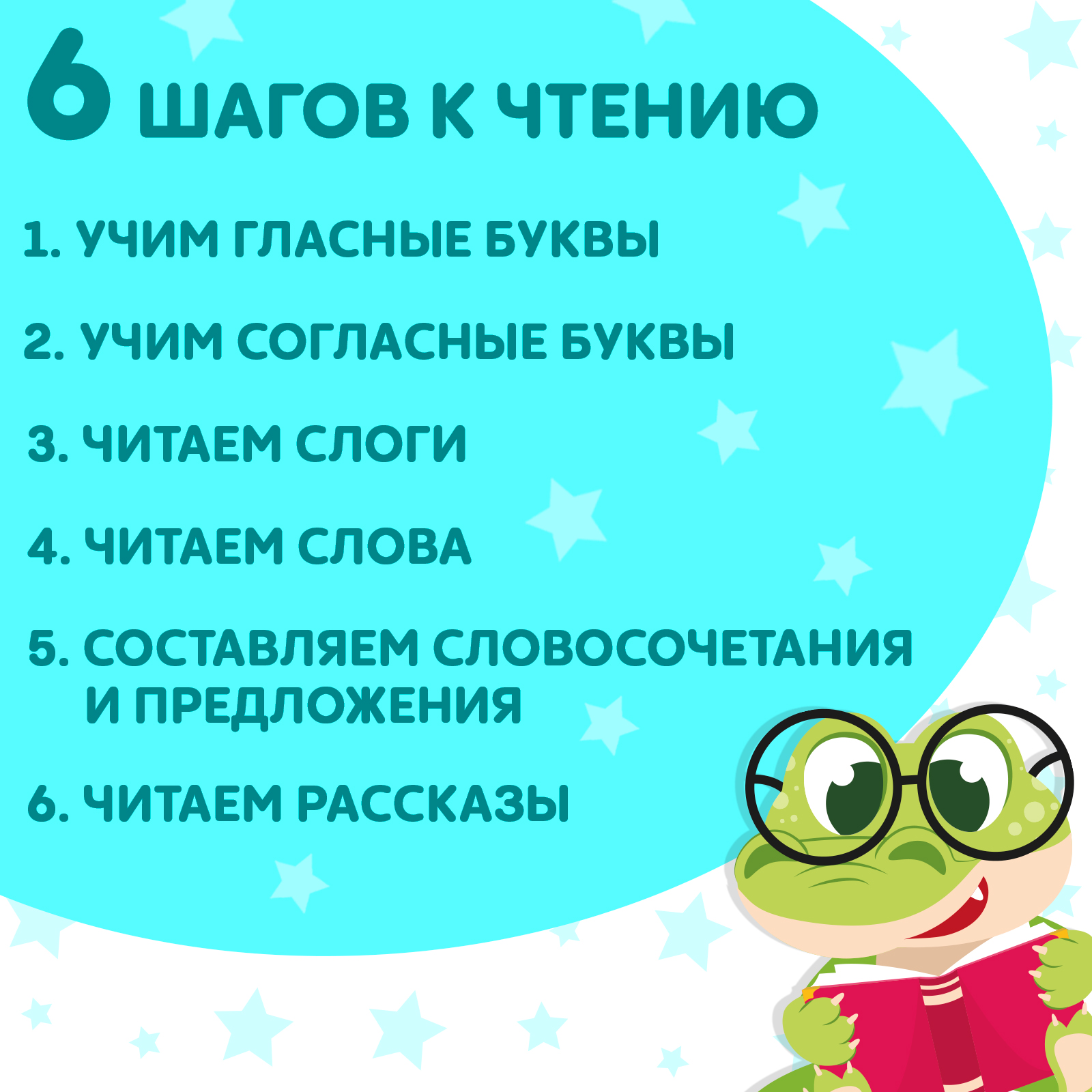 Набор книг Буква-ленд «Учимся читать» 6 шт. по 24 стр. - фото 4