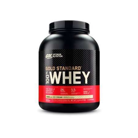 Протеин Optimum Nutrition Gold Standard 100% Whey 2270 гр Ванильное мороженое