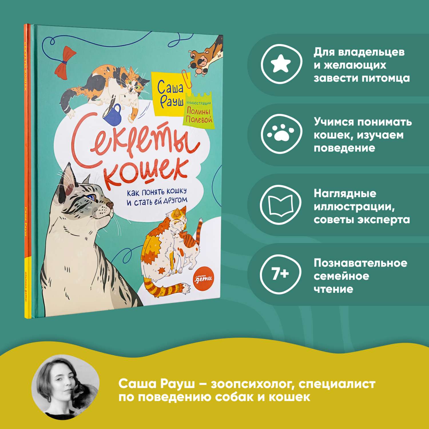 Книга Альпина. Дети Секреты кошек купить по цене 590 ₽ в интернет-магазине  Детский мир