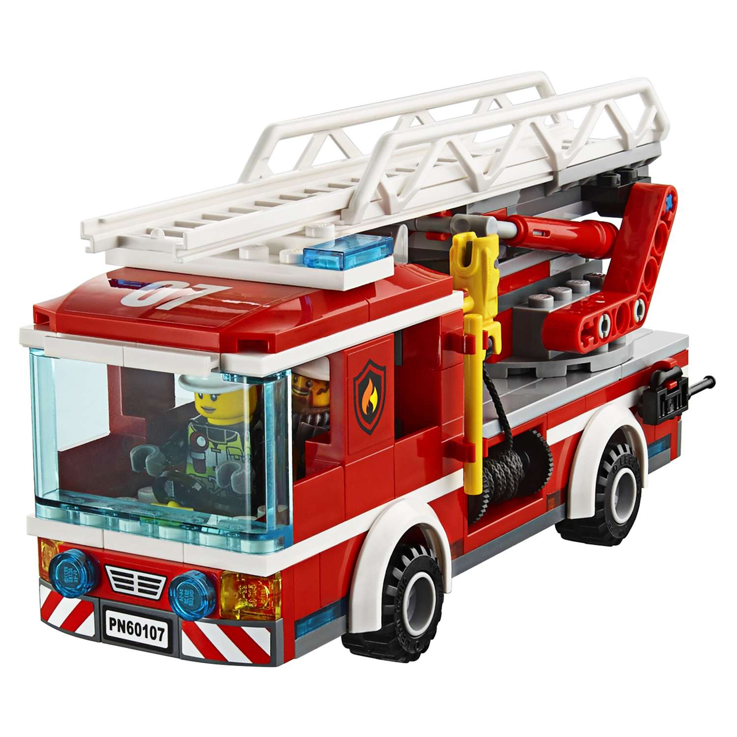 Конструктор LEGO City Fire Пожарный автомобиль с лестницей (60107) - фото 11