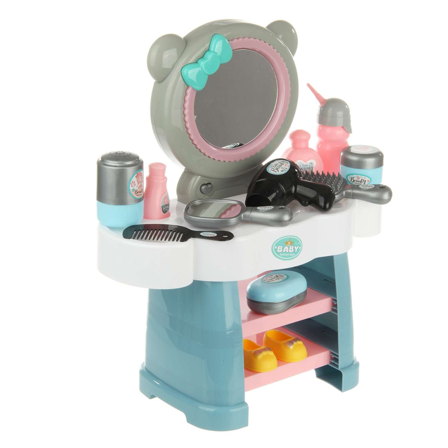 Кукла пупс 35 см Veld Co Туалетный столик с подсветкой батарейки в комплекте 130344 - фото 8
