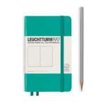 Блокнот Leuchtturm1917 Classic A6 80гм2 187 стр нелинованный твердая обложка цвет изумрудный