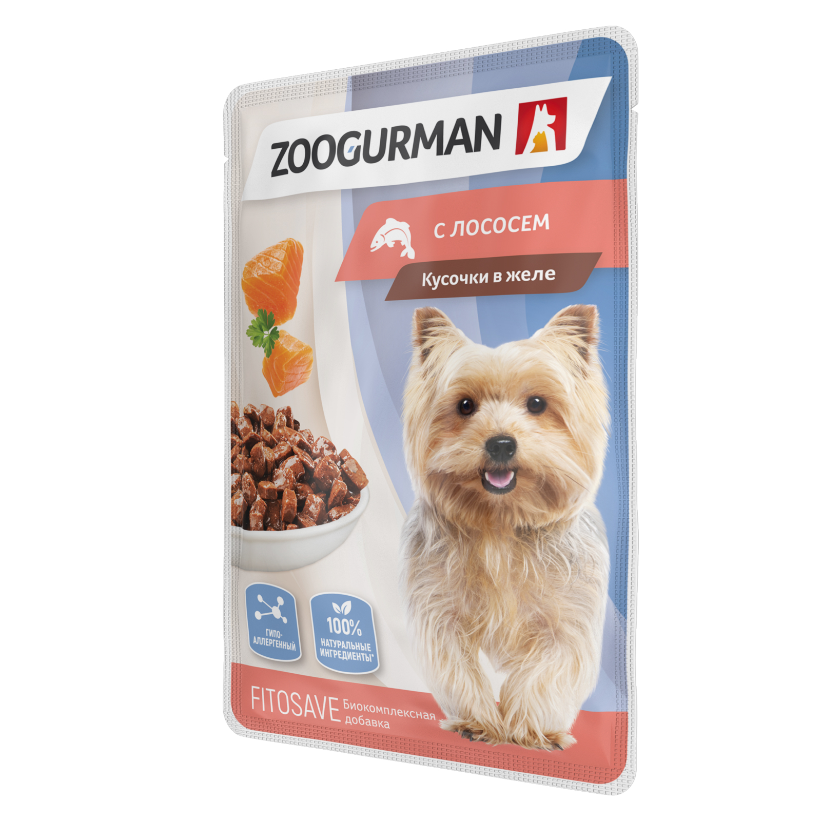 Корм влажный Зоогурман Паучи Лосось 85 гр х 30 шт. - фото 4